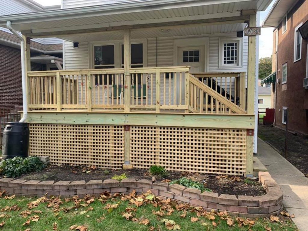 porch repair by porch builders chicago